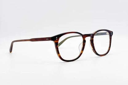 Garrett Leight Kinney Marrone occhiali da vista semi-quadrati
