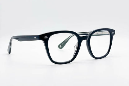 Garrett Leight Zac Nero occhiali da vista quadrati sottili