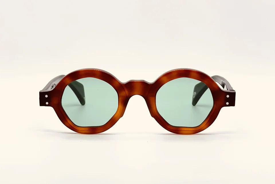 Jean Philippe Joly Badbitch Tortoise Green Sunglasses