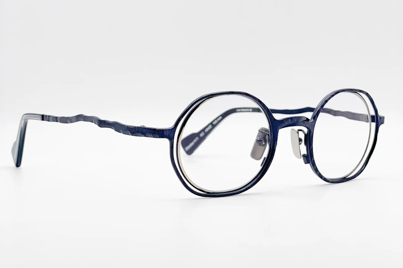Kuboraum H11 Bluegold handmade optical glasses