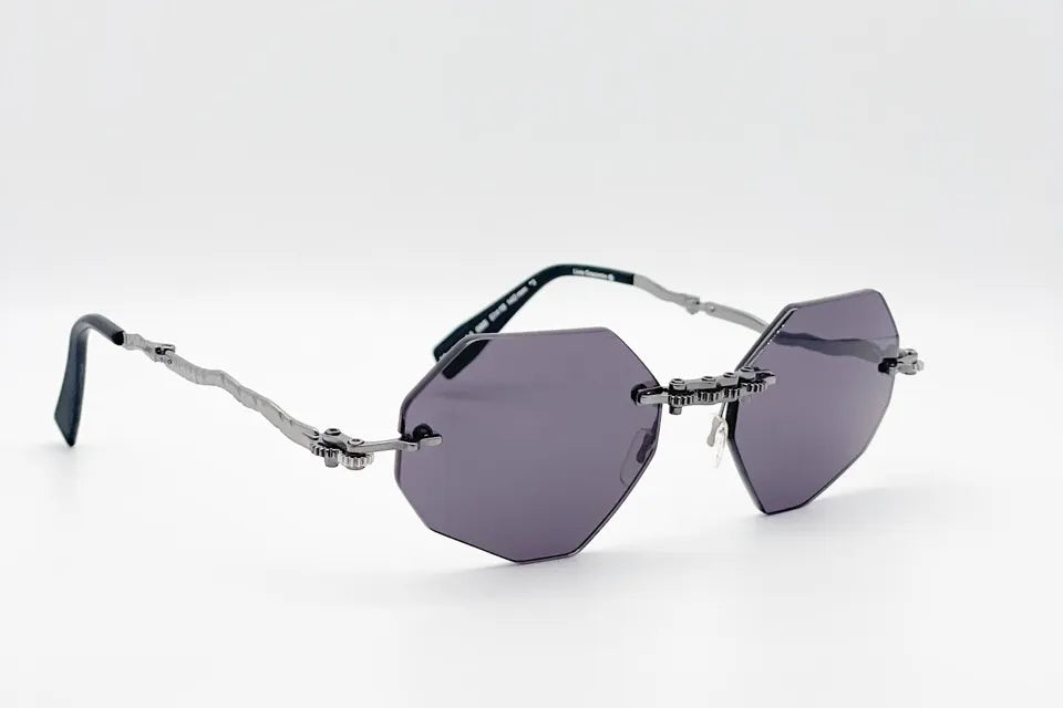 Kuboraum H44 Gunmetal sunglasses front view