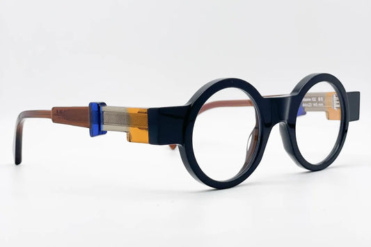 Kuboraum I02 Black Brown optical frames front view