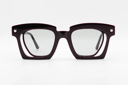 Kuboraum J9 Darkred Avant-Garde Sunglasses | Designoptical