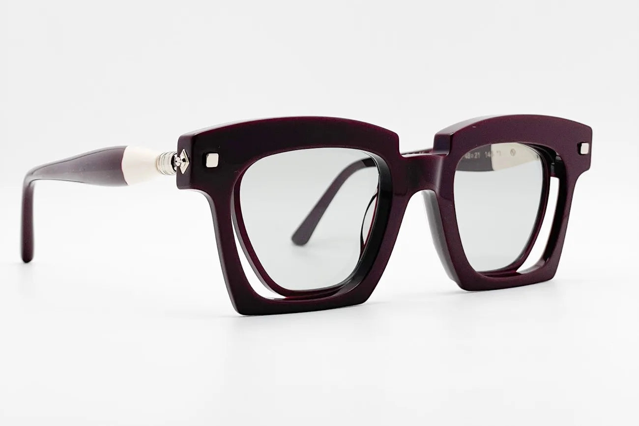 Kuboraum J9 Darkred cat-eye sunglasses