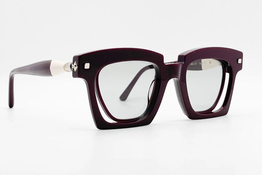 Kuboraum J9 Darkred cat-eye sunglasses