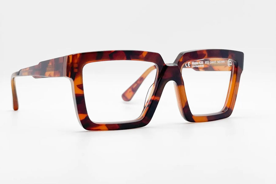 Kuboraum K26 Lighttortoise oversized optical glasses