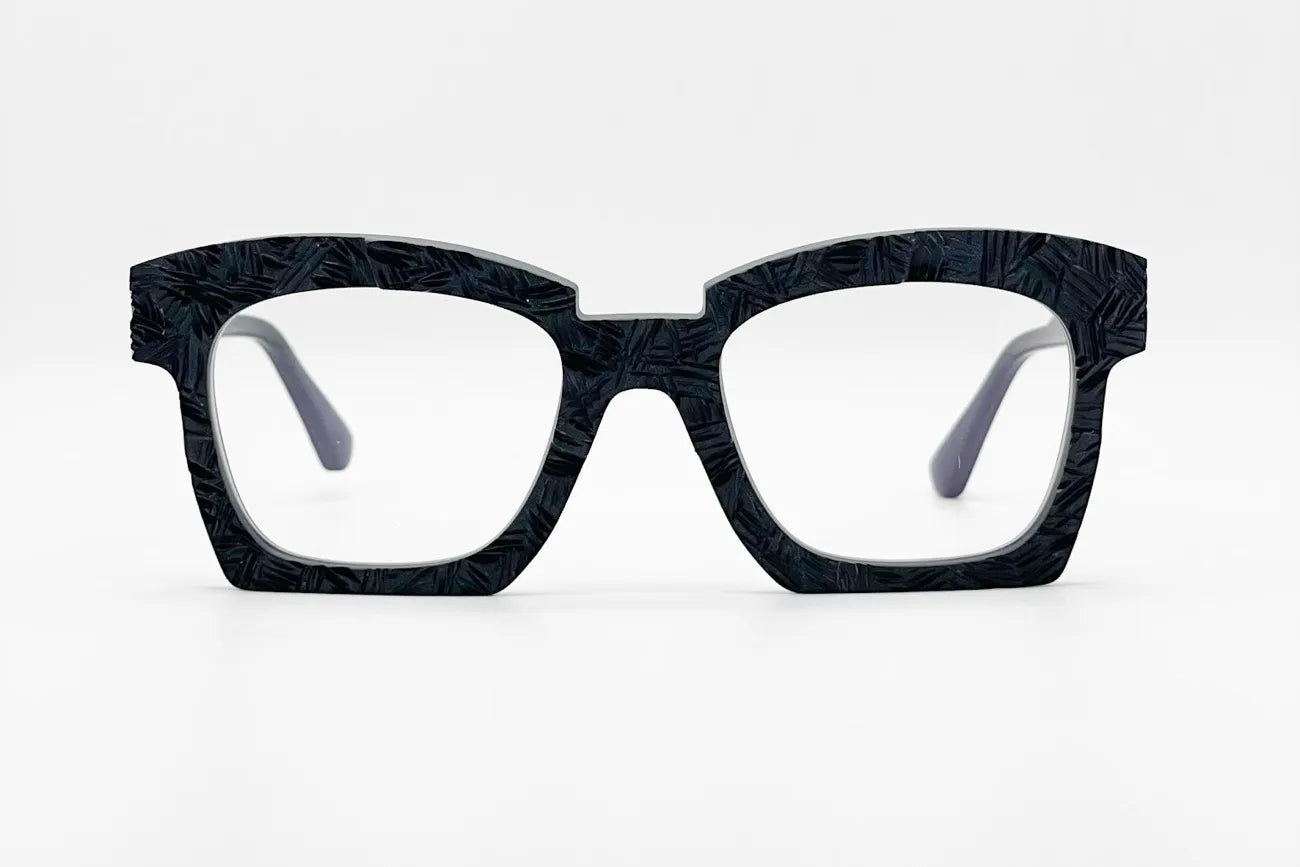 Kuboraum K5 Blackmatte Optical Glasses | Handmade Italy