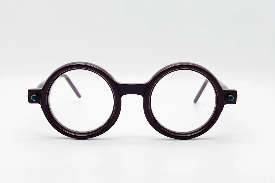 Kuboraum P1 Bordeaux Optical Frames Italy