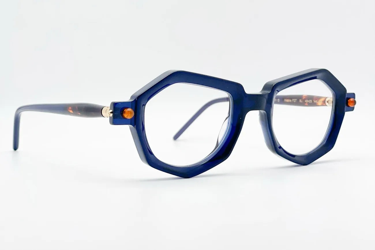 Kuboraum P27 Blue geometric optical frames