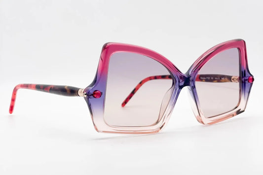 Kuboraum P30 Purple Pink Orange sunglasses front view