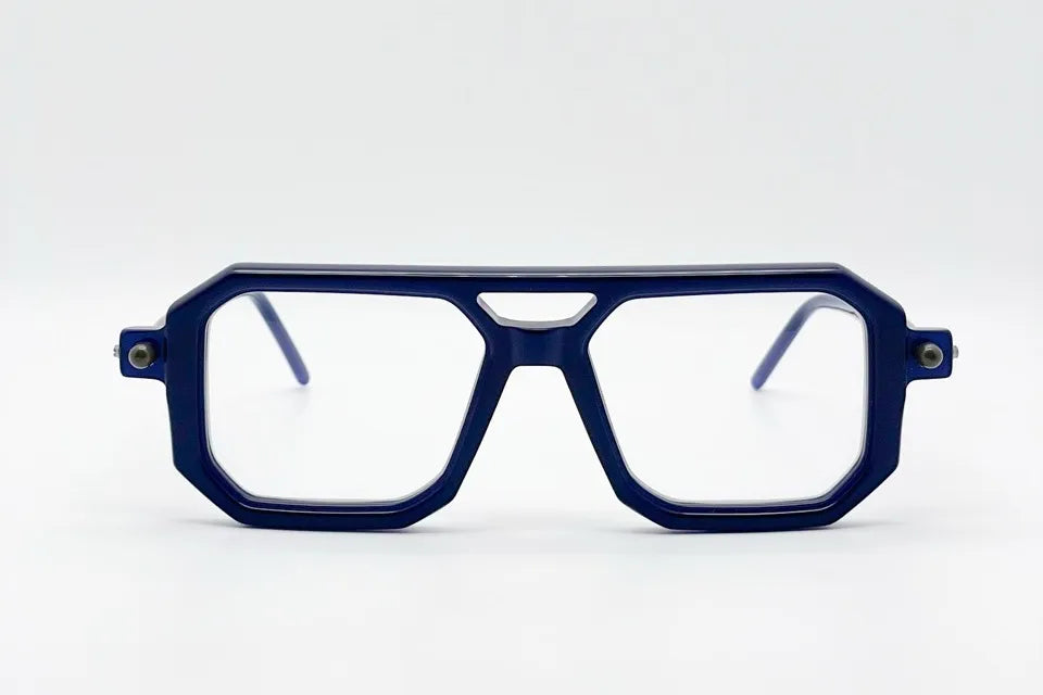 Kuboraum P8 Blue Optical Frames - Handmade
