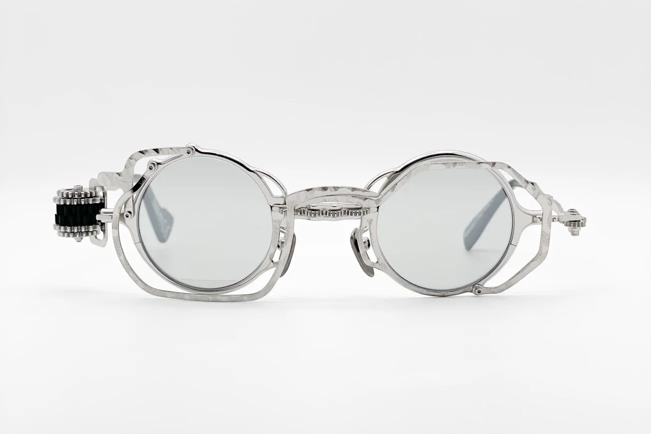 Kuboraum Z50 Silver Futuristic Sunglasses | Designoptical