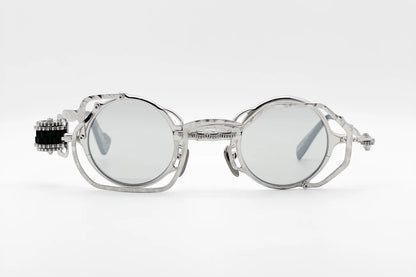Kuboraum Z50 Silver Futuristic Sunglasses | Designoptical