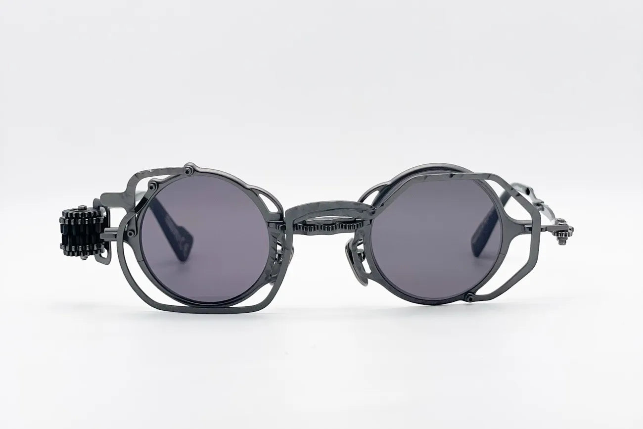 Kuboraum Z50 Black Sunglasses - Italian Sculptural Eyewear