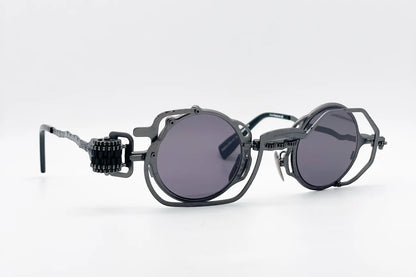 Kuboraum Z50 Black sunglasses front view