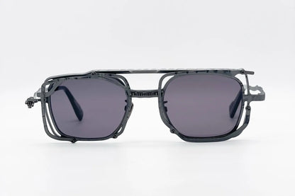 Kuboraum Z51 Black Sunglasses | Modern Geometric Eyewear