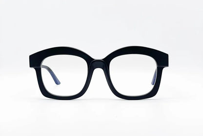 Kuboraum K28: Black Oversized Women's Optical Glasses