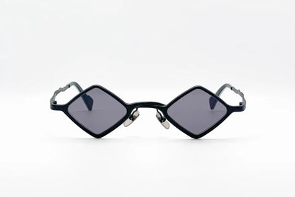 Kuboraum Z14: Black Rhombus Unisex Sunglasses