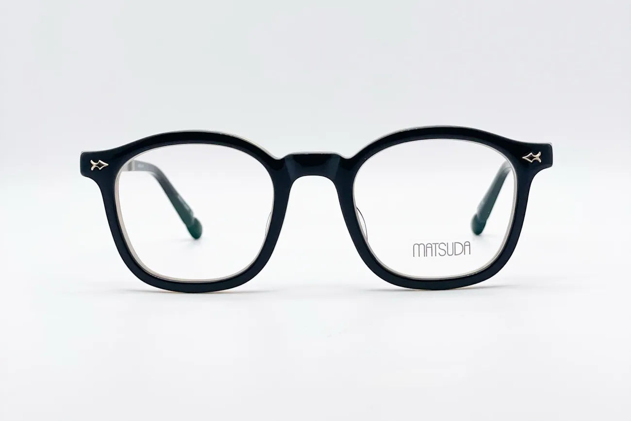 Matsuda M2068 Black Tortoise Optical Glasses | DesignOptical