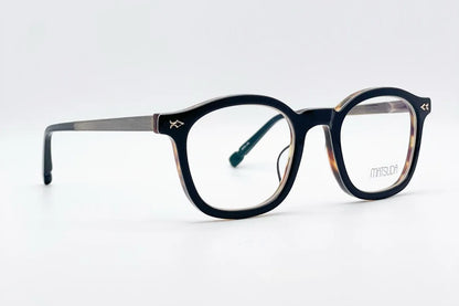 Matsuda M2068 Black Tortoise luxury optical frames front view