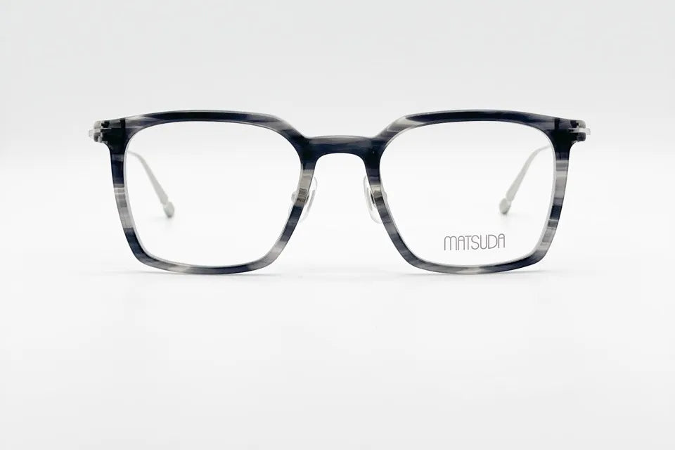 Matsuda M2074 Grey Eyeglasses - Luxury Designer Optical