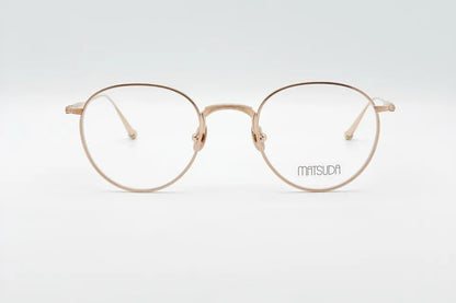 Matsuda M3085 Gold Architectural Optical Frames