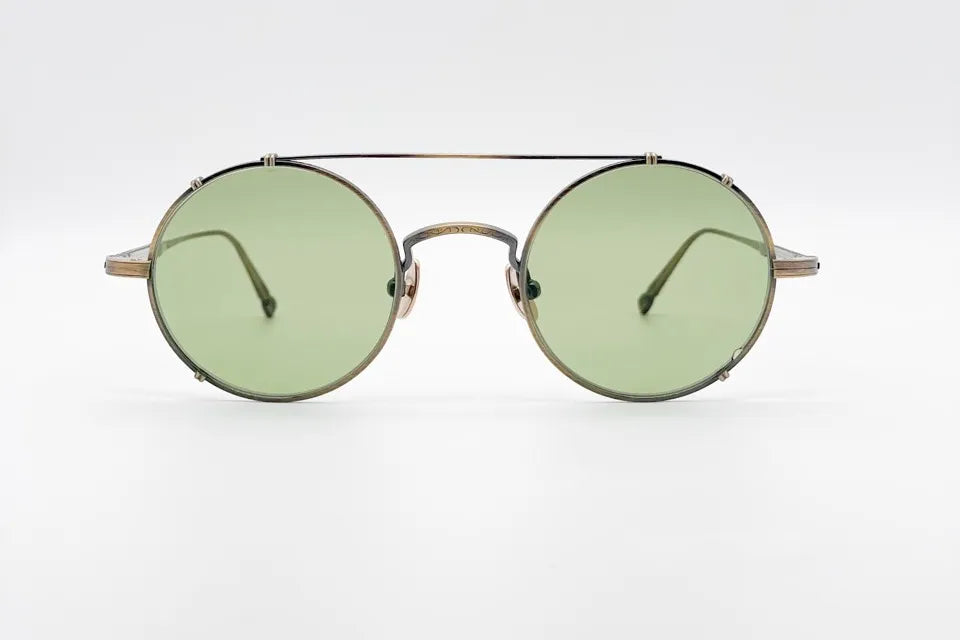 Matsuda M3143 Gold Sunglasses with Side Shields