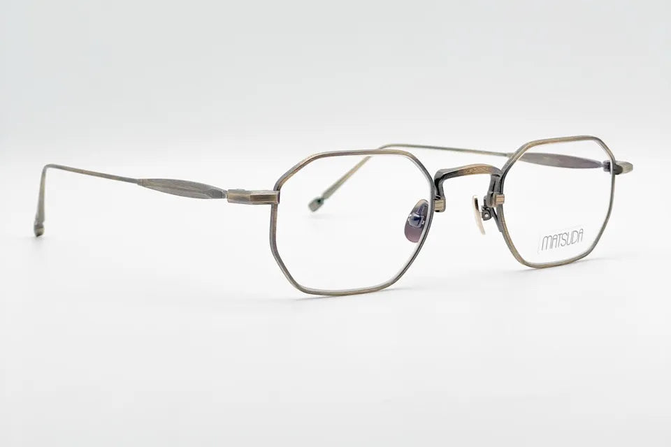 Matsuda M3166 Gold optical eyewear front view