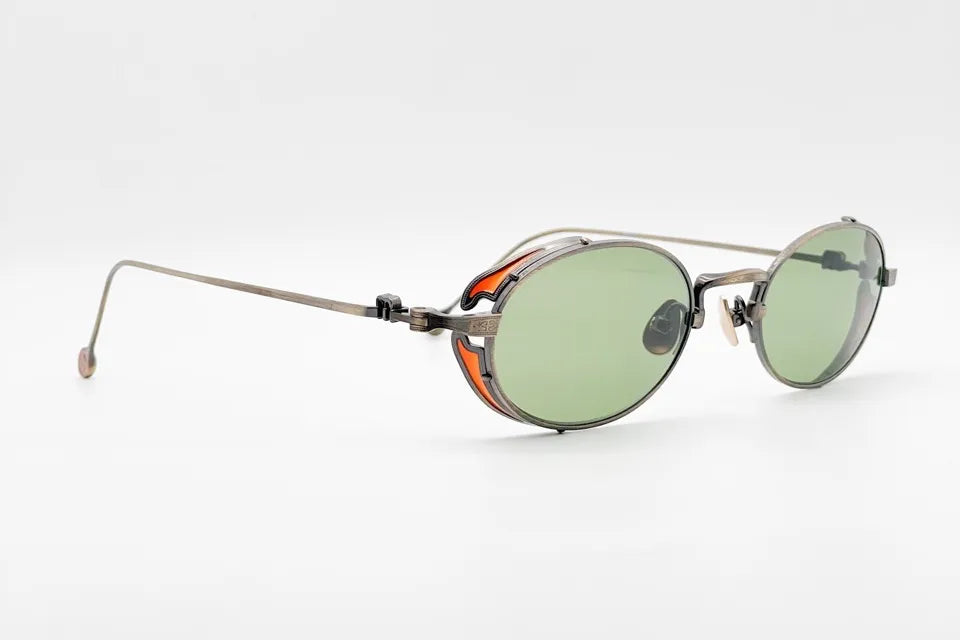 Matsuda M3169 Gold luxury titanium sunglasses front view