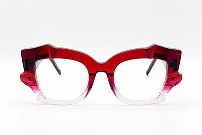 Oscar Mamooi Iceland: Red Oversized Women's Optical Glasses