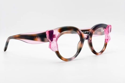 Oscar Mamooi Glingglo Misty Blush Tortoise Pink luxury optical frames