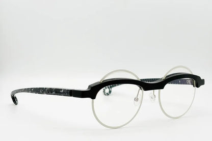 Piero Massaro PM002 319 White Black optical frames