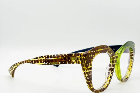 Piero Massaro PM933 LF4 Green Brown Blue optical frames