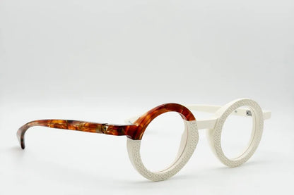 Piero Massaro PM955 393 White Brown optical frames
