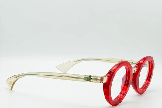 Piero Massaro PM957 133 Red Champagne optical frames