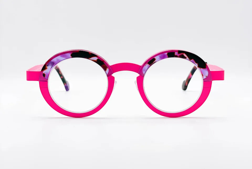 Theo Balloons Pink Unisex Round Optical Glasses