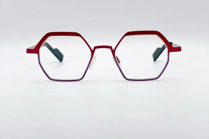 Theo Cheer Redpurple Optical Frames - Italy