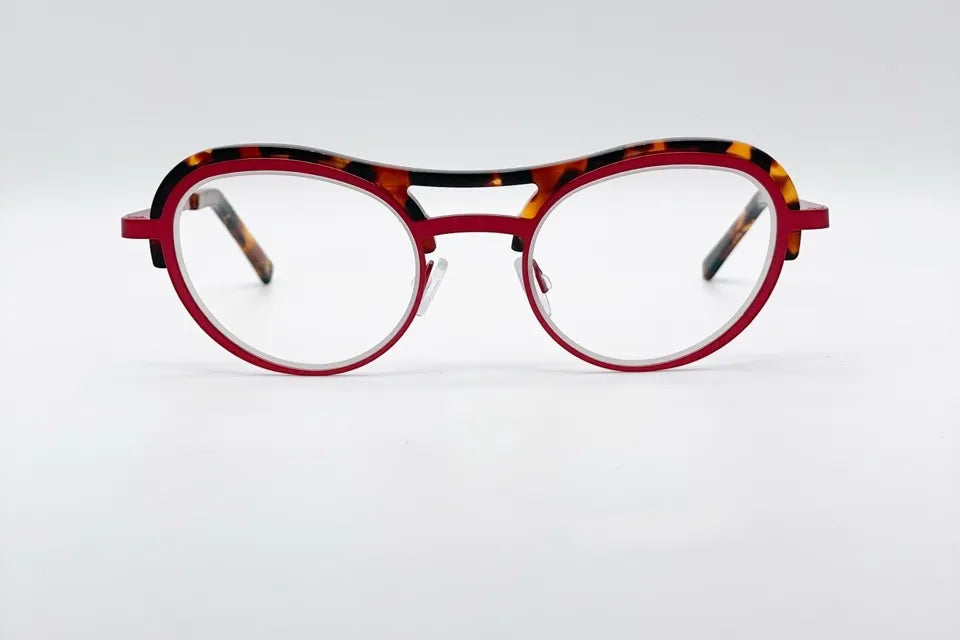 Theo Cinnamoncappuccino Red Optical Glasses
