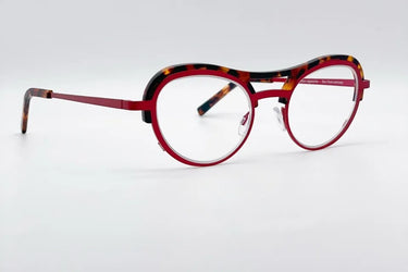 
    Theo toppings - Ovale Occhiali - Theo Cinnamon Cappuccino Red eyewear
  