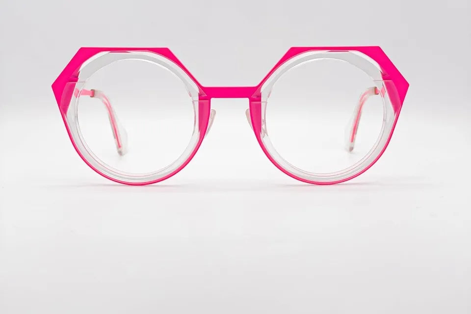 Theo Compositie1965 Compositions 14 Fuchsia: Artistic Optical Frame