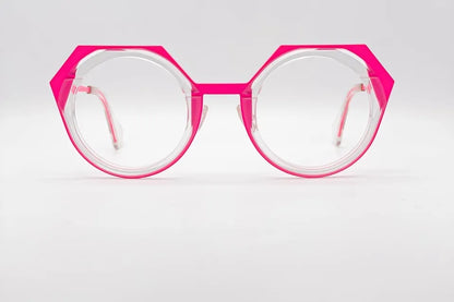 Theo Compositie1965 Compositions 14 Fuchsia: Artistic Optical Frame