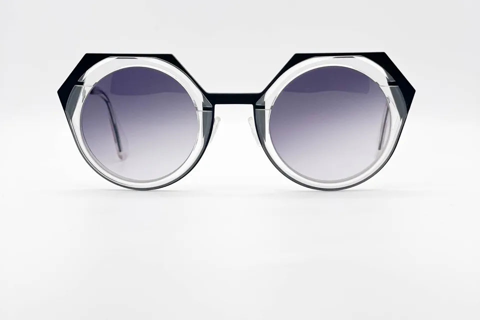 Theo Compositie1965 Compositions 15 Black: Geometric Sunglasses