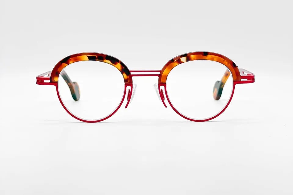 Theo Eyeliner Makeup 36 Redtortoise: Geometric Acetate Glasses