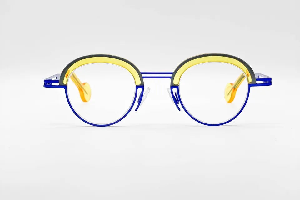 Theo Eyeliner Makeup 511 Yellowblue: Angular Acetate Eyeliner Frame