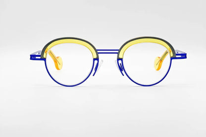 Theo Eyeliner Makeup 511 Yellowblue: Angular Acetate Eyeliner Frame