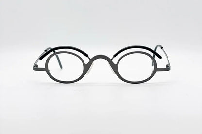 Theo Lauder 35 Grey: Refined Phantos Metal Frame
