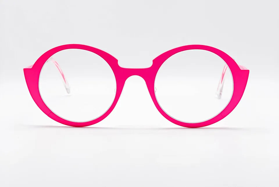 Theo Maintenant: Pink Oversized Women's Optical Glasses