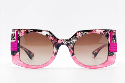 Theo Nina Pink Sunglasses | Pink | Frame Oversize