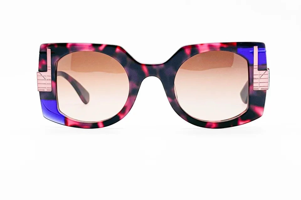 Theo Nina Renekids 10 Violet: Durable Kids Square Sunglasses