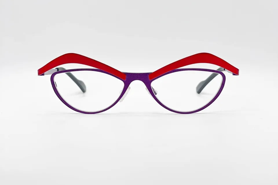 Theo Nivo Waterleau 292 Redpurple: Rounded Titanium Frame